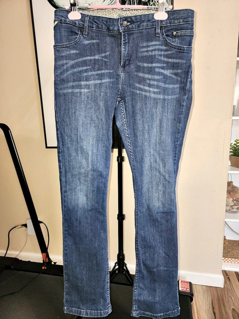 Harley-Davidson Women's Black Label Core Slim Boot Cut Mid-Rise Jeans size 30